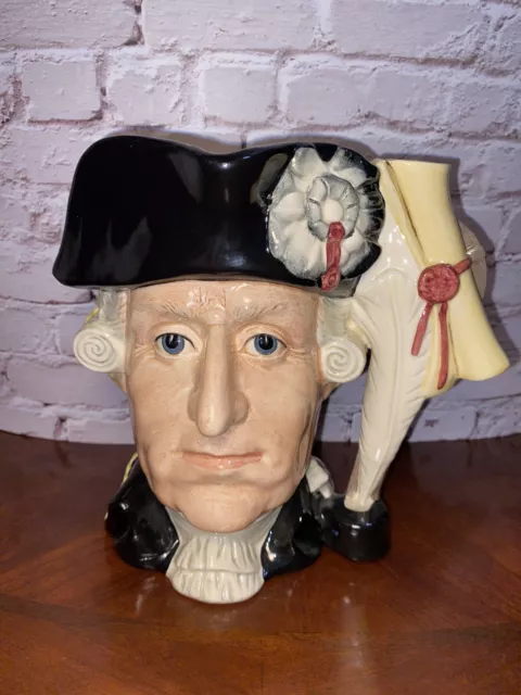 Royal Doulton "George III/George Washington" Toby Jug LIMITED EDITION #607/9500