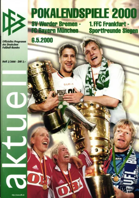 DFB-Pokalfinale 06.05.2000 SV Werder Bremen - FC Bayern München in Berlin
