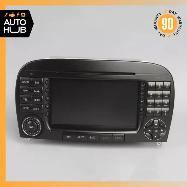 05-08 Mercedes R230 SL500 SL55 AMG Command Head Unit Radio Navigation CD OEM 68k