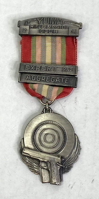 1962 Yuma Rifle & Pistol Club Shooting Competition Medal