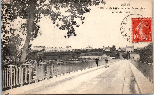 58 IMPHY - vue d'ensemble prise du pont.