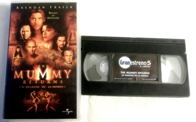 THE RETURN OF the Mummy - The Mummy Returns VHS Tape Brendan Fraser Pal ...