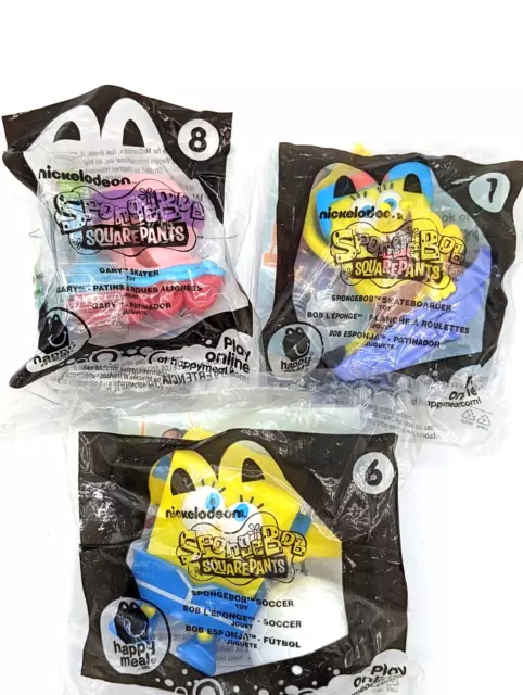 Happy Meal Toys SpongeBob Lot Sealed Packages