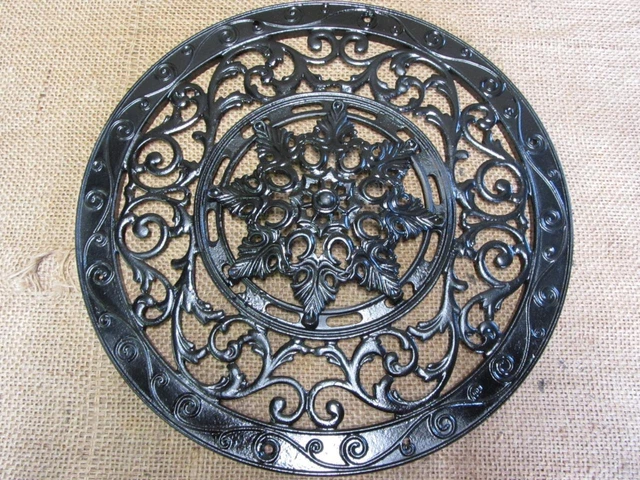 Vintage Cast Iron Register Grate Antique Old Heat Vent Furnace Hardware 10746
