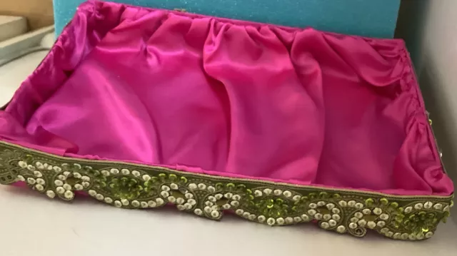 Pink Indian wedding tray,Henna cone,packging for saree,Lehnga,Haldi