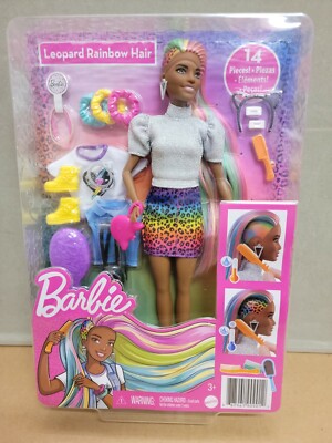 barbie leopard rainbow
