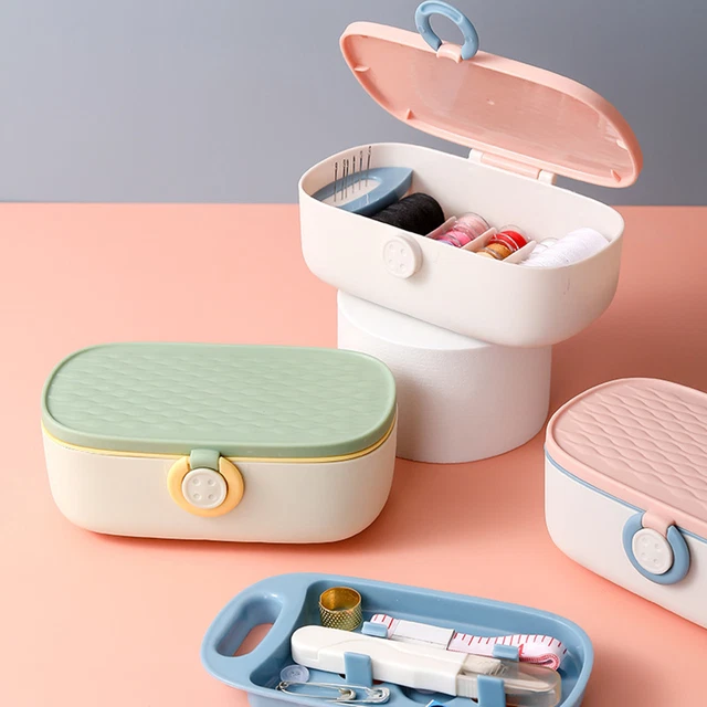 1 Juego Kit Hilo de Coser Partición Diseño Costura Multifuncional