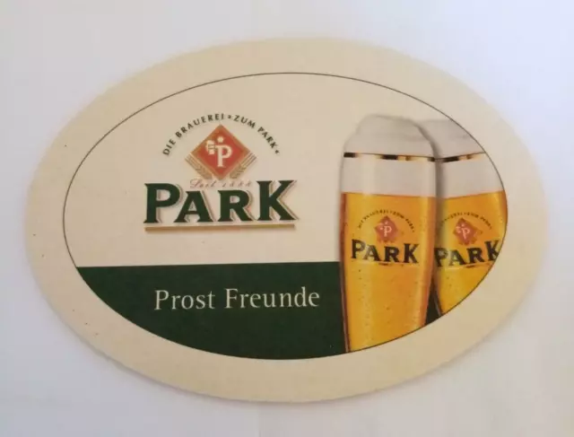 Sous bock, bi face, bière allemande, Park