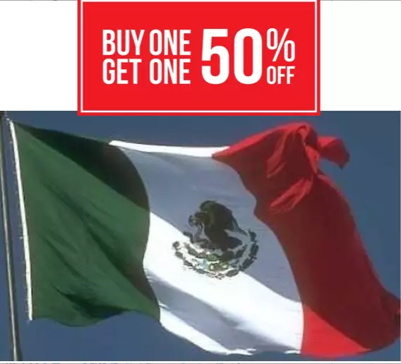 Cinco de Mayo Giant 150cm x 90cm Mexico Mexican Flag Banner Speedy Delivery