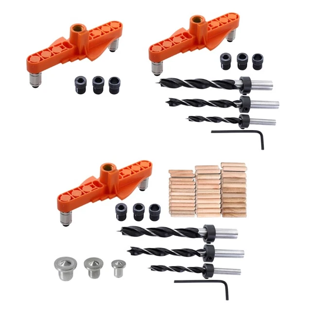 Kit Maschera Centraggio Autocentrante KATSU Per Legno - Guida Fori Metriche 6/8/10mm, Per Tavoli Spessi 10-50mm - Foto 7