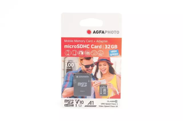 Agfafoto 32gb MICROSDHC Mobile Memory Card 100mb/S (1714846832)