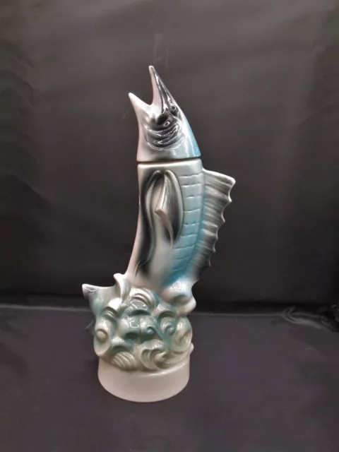 Midcentury  Marlin Jim Beam Decanter Regal China - Preowned