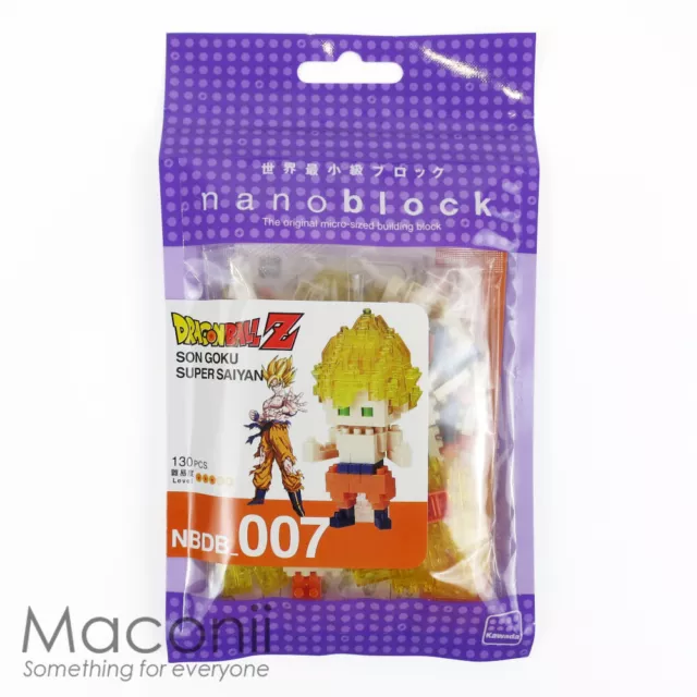 Nanoblock Dragon Ball Z Son Goku Super Saiyan - Anime Manga Toy Collectible