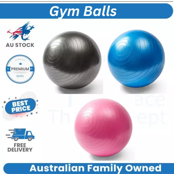 Yoga Ball Home Exercise Gym Pilates Fitness Swiss Ball 55 65 75cm Burst resist