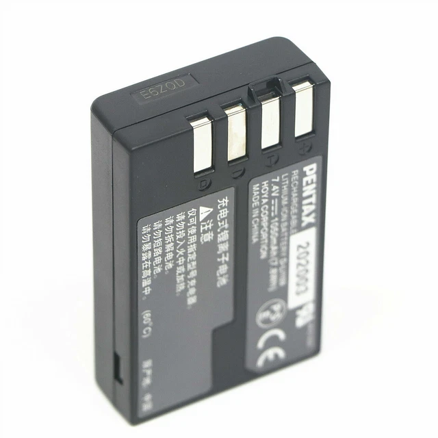Batteria Litio D-Li109 Per Fotocamere Pentax - 7,4V 1000mAh - Compatibile Con K-S2, K-50, K-30 E Altri - Foto 11