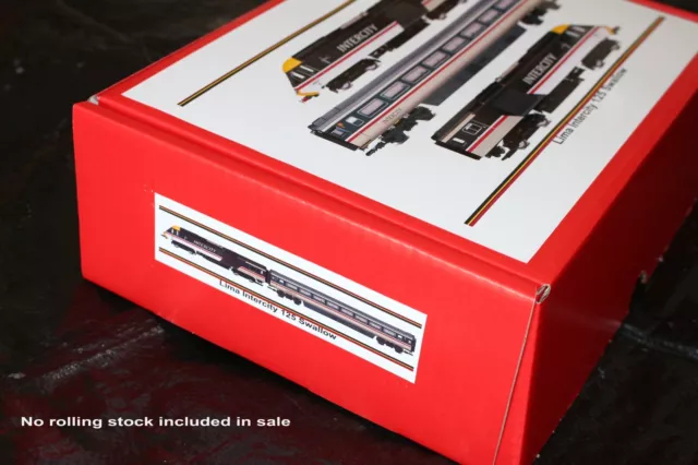 LIMA INTERCITY 125 SWALLOW COACHES STORAGE BOX IN RED  for OO GAUGE 2