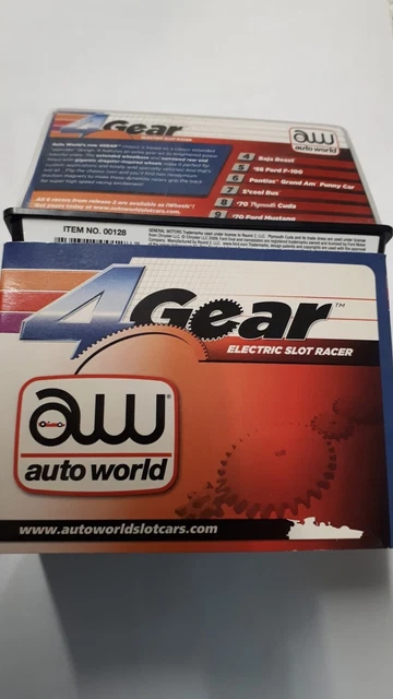 Slot car HO Auto world PONTIAC 4 gears 3