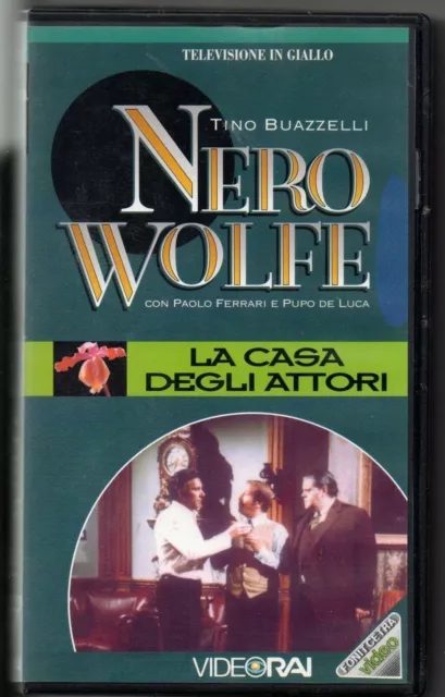 STOUT (Rex) - LA CASA DEGLI ATTORI (DOLLARI MATTI), VHS originale RAI con WOLFE