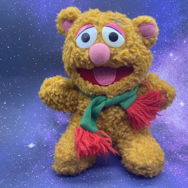 Muppet Babies Jim Henson’s Baby Fozzie 7” Plush Bear Muppet Babies Stuffed 1987