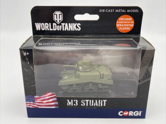 CORGI M3 STUART & Churchill III die-cast World of Tanks new unopened  WT91204/09 £19.95 - PicClick UK