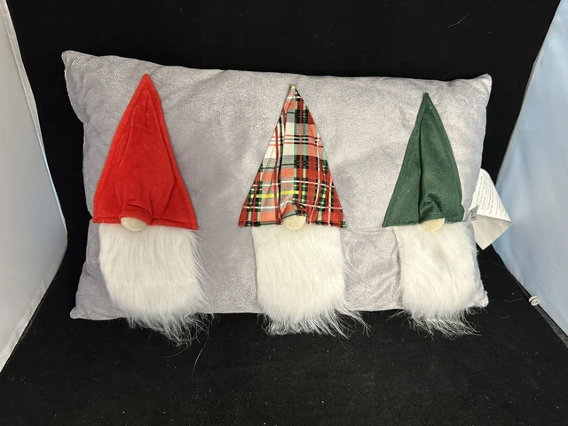 Gnomos almohada de acento Santa gnomos vacaciones de temporada Navidad vacaciones