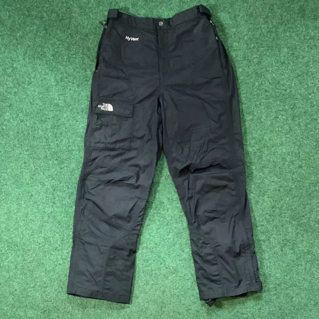 The North Face Hyvent Ski Snow Pants Men’s Medium Black Nylon Snowboard Outdoor