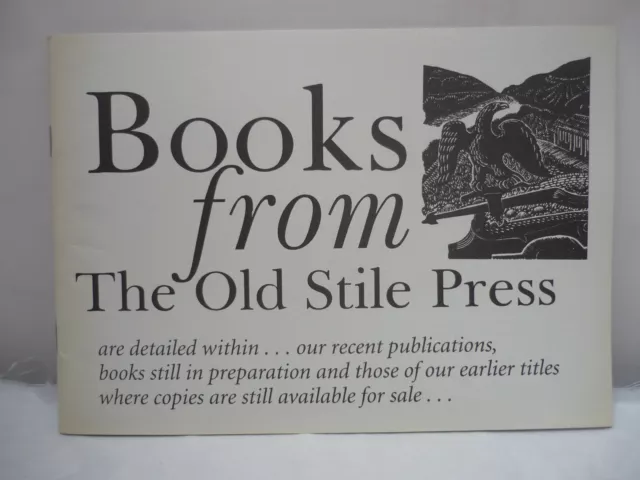 Books from The Old Stile Press + Cards, Leaflets etc 1998