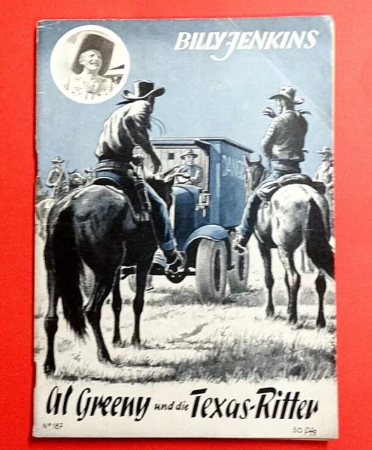 Original Western Roman Billy Jenkins Nr. 187 *Al Greeny und die Texas-Ritter