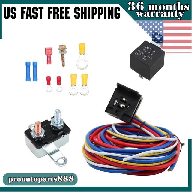 40205G ELECTRIC FUEL Pump Harness and Relay Wiring Kit Heavy Duty us