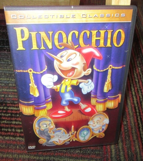 Pinocchio - Animated Dvd Movie, Collectible Classic, Goodtimes 2002, Guc
