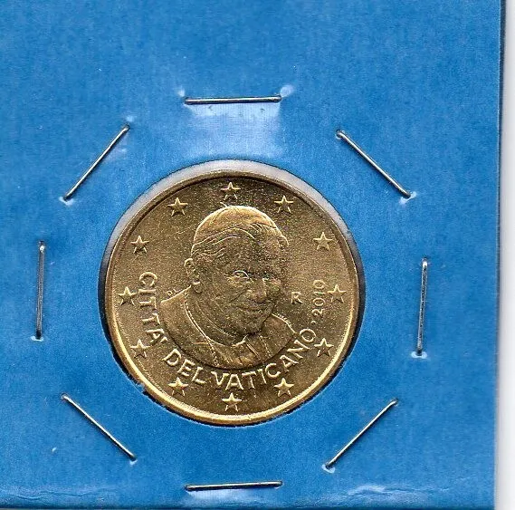 50 centimes 2010 du Vatican - Pièce en Euro, Neuve et officielle