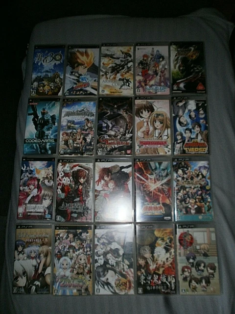 Lot De 8 Jeux PSP - Boîtes Et Notices En Italien (sauf 1), Très Bon état