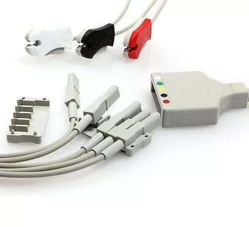 Câble ECG à bouton Grabber pour moniteur patient, nouveau scellé