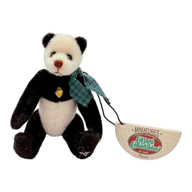 VINTAGE GANZ COTTAGE Collectibles JaiJai Panda Bear CC1458 5-Way