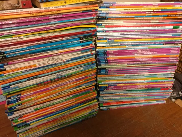 Lot of 10 Level 3 4 5~RL~Ready to-I Can Read-Step into Reading-Learn Books MIX