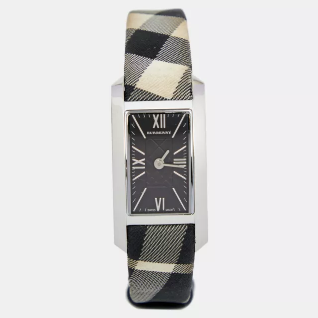 Burberry Stainless Steel Heritage Nova Check BU1080 Women Wristwatch 20mm