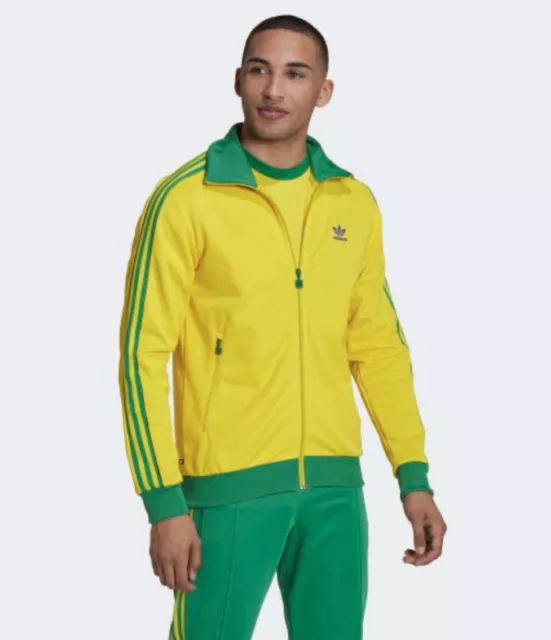 ADIDAS BECKENBAUER FB Nations Tracksuit Jacket & Pants Set Brazil Men's ...