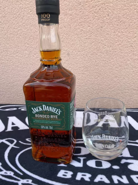 Jack Daniels- Bouteille Bonded + 1 Verres Promo