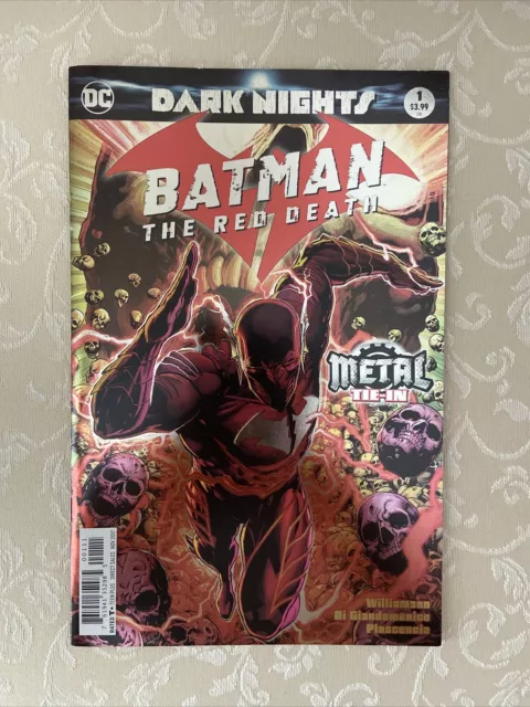 DARK NIGHTS BATMAN: THE RED DEATH #1 Metal Tie-In/Foil 2017 DC
