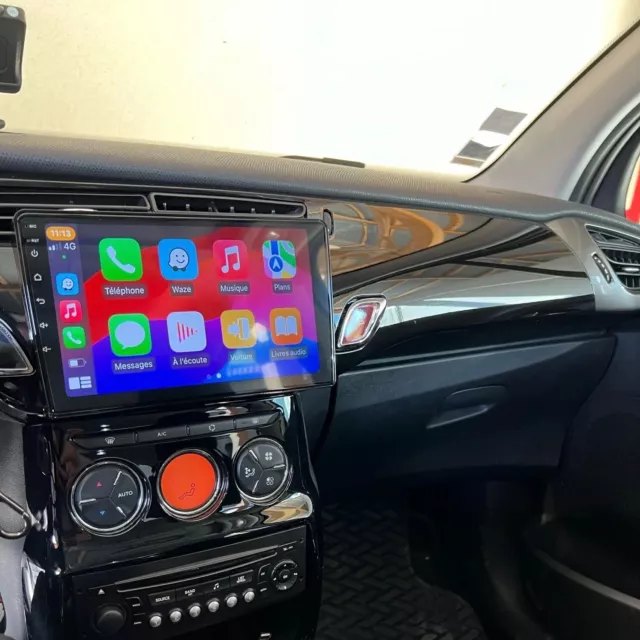 AUTORADIO 8+128GB CAR Tablet Android Auto Carplay Per Citroen C3