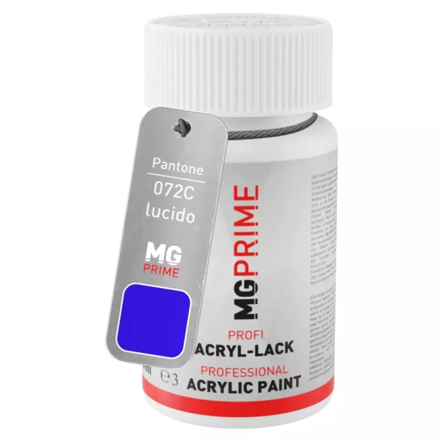 Pantone 072C Blue lucido Stilo di ritocco da 50 ml ad asciugatura rapida