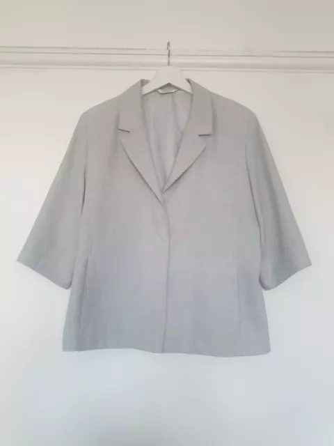 Soon Ladies Size 16 Lovely Pale Blue Grey Top  Excellent Clean Condition