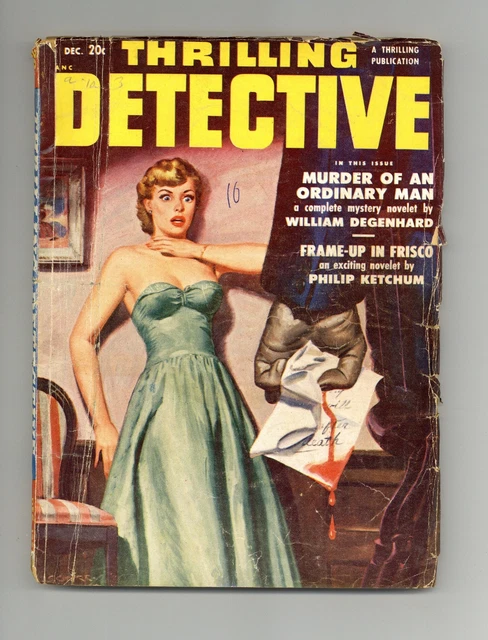 Thrilling Detective Pulp Dec 1950 Vol. 67 #1 GD