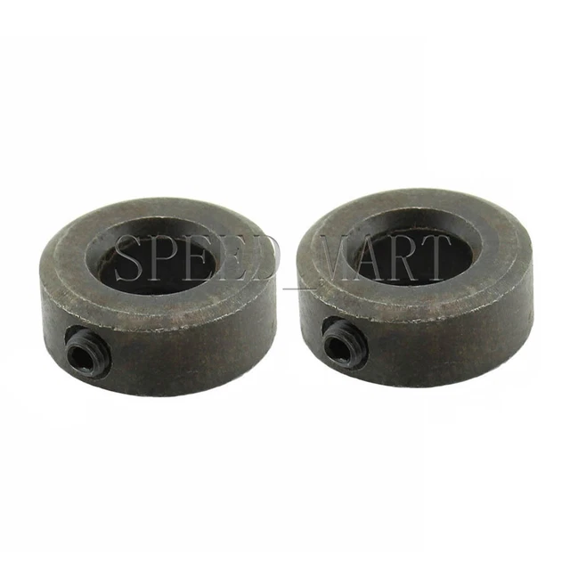 2 x Split Ring Drill Stop Collars Set Exact Hole Depth Brad Point Bits 12x21x9mm