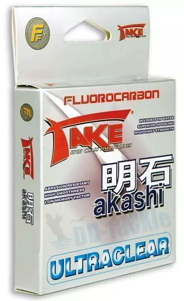 Take Akashi Japan Fluorocarbon Schnur Vorfach ultraclear 50m 0,16mm