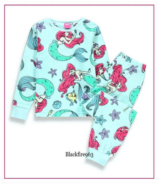 ENSEMBLE PYJAMA POLAIRE sirène bébé fille sirène Ariel personnage