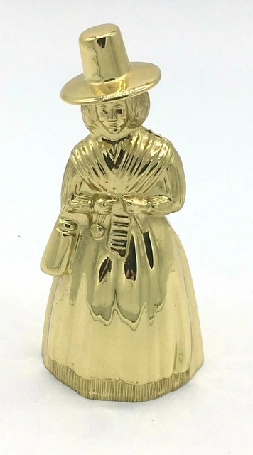 Welsh Milk Lady Metal Bell Wales Dairy Farmer Woman No Makers Mark