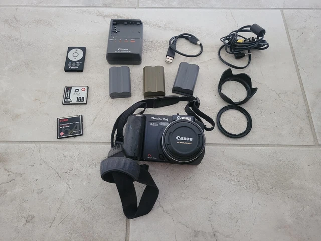 Canon PowerShot Pro 1 8.0MP Digital Camera - Black w/ many extras!