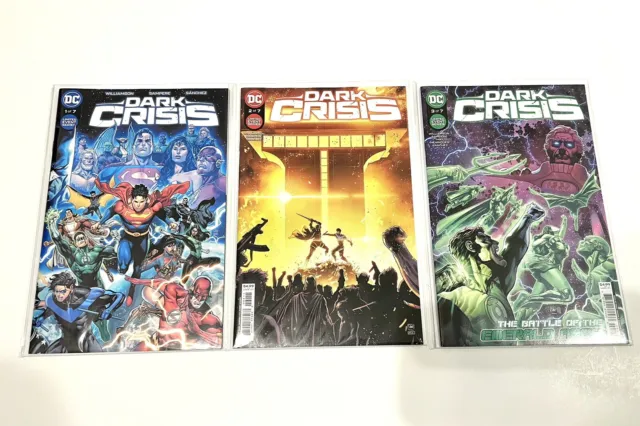 Dark Crisis #1-3 M/NM excellent lot DC Comics 1 2 3 on infinite earths
