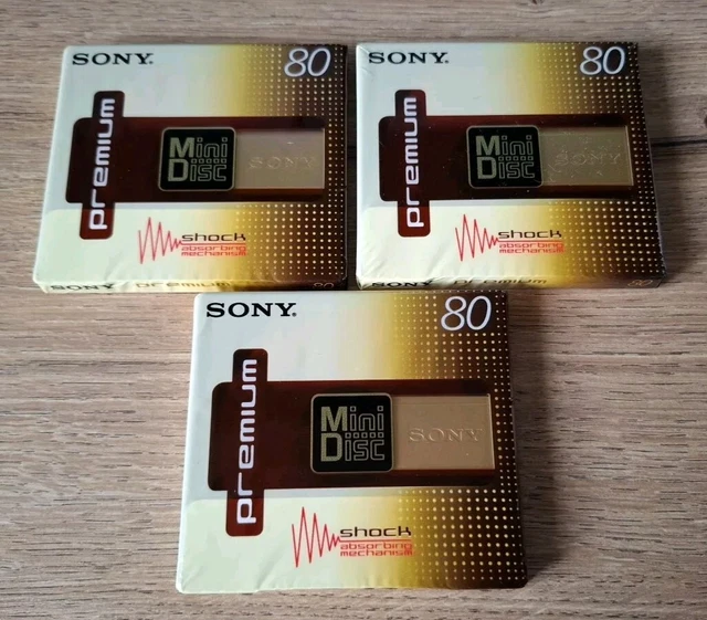 Sony Lot de 5 80 Min MiniDisc Couleur Violoncelle Wrap Special Edition